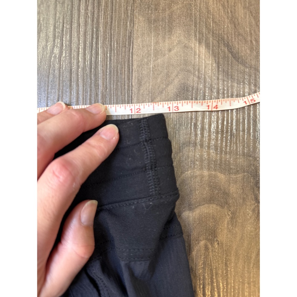 Ivivva Live to Dance Ruched Pants Kids Size 14 Black Adjustable Hem Drawstring - Picture 6 of 7